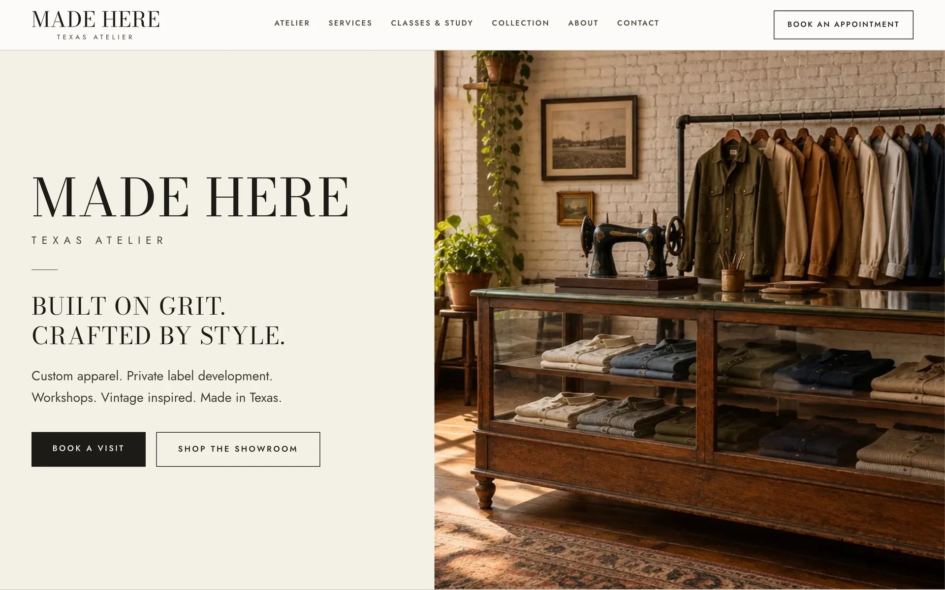 The Made Here website